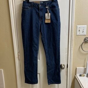 L L Bean classic, True Shape, Slim leg, High rise jeans. NWT